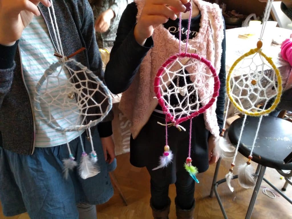 creatief kinderfeestje workshop kind dromenvanger